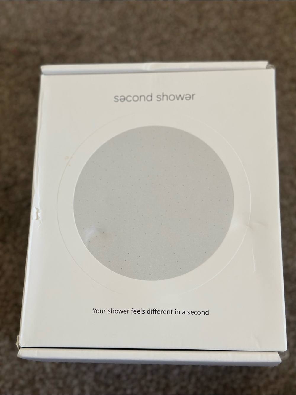 White Showerhead Disc - Low-Flow Enhancer